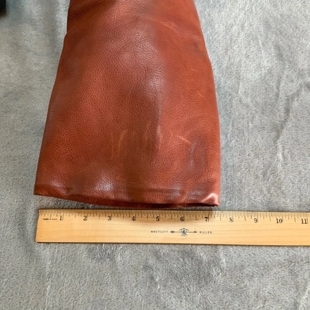 Frye Shirley Over The Knee Cognac Leather Riding Boots 77827 Womens 7.5B